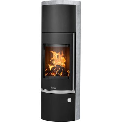 JUSTUS Faro W+ 2.0 Bianco - Speckstein, Rund, 7 kW - Kaminofen JUSTUS Faro W+ 2.0 Bianco - Speckstein, Rund, 7 kW - Kaminofen