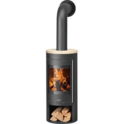 JUSTUS Mino 2.0 Poêle à bois - Grès, Noir - A++ G - 5,5 kW - Publicité JUSTUS Mino 2.0 Poêle à bois - Grès, Noir - A++ G - 5,5 kW - Publicité