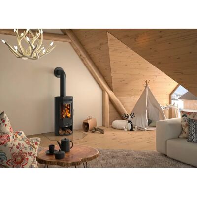 JUSTUS Usedom 5 D Stahl Kaminofen - Robust, 5 kW, Prismatische Sicht JUSTUS Usedom 5 D Stahl Kaminofen - Robust, 5 kW, Prismatische Sicht