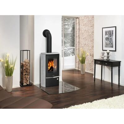 JUSTUS Reno R - Speckstein ovale Kaminofen - Innenbereich - 6 kW JUSTUS Reno R - Speckstein ovale Kaminofen - Innenbereich - 6 kW