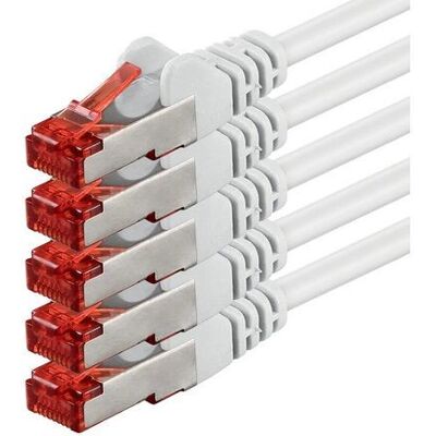 1aTTack 1m Weißes Cat6 S/FTP Netzwerkkabel 1aTTack 1m Weißes Cat6 S/FTP Netzwerkkabel