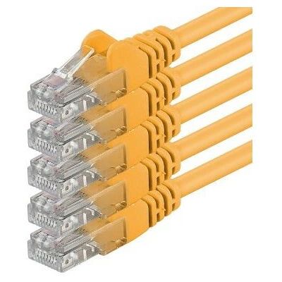 1ATTACK - Cat6 UTP Ethernet Cable - Jaune - 5m 1ATTACK - Cat6 UTP Ethernet Cable - Jaune - 5m