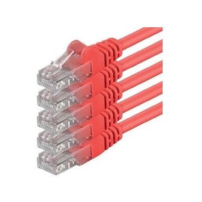 1aTTack.de 2m - rouge - 5 pièces - câble réseau LAN Ethernet CAT.6 1aTTack.de 2m - rouge - 5 pièces - câble réseau LAN Ethernet CAT.6