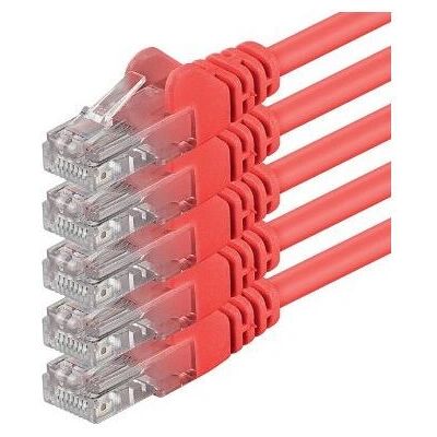 1aTTack - Cat6 UTP Cable - 5m - Rouge - Cable 1aTTack - Cat6 UTP Cable - 5m - Rouge - Cable