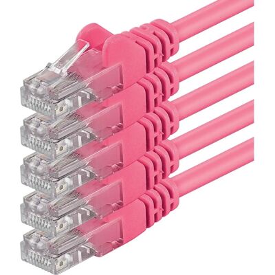 1aTTack - Cat6 UTP 3m - Rosa - UTP - Cavo di rete 1aTTack - Cat6 UTP 3m - Rosa - UTP - Cavo di rete