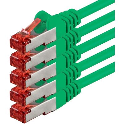 1aTTack - Cat6 S/FTP RJ45 M/M - Vert - 1m - Câble réseau 1aTTack - Cat6 S/FTP RJ45 M/M - Vert - 1m - Câble réseau