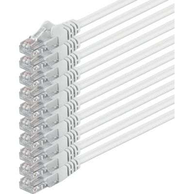1aTTack Cat6 UTP 0.25m White Netwerkkabel 1aTTack Cat6 UTP 0.25m White Netwerkkabel