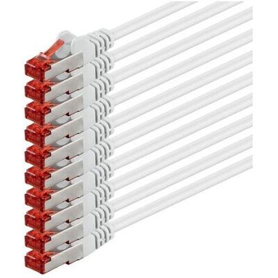 Cavo di rete Cat6 S/FTP Bianco 7,5m - 1aTTack Cavo di rete Cat6 S/FTP Bianco 7,5m - 1aTTack