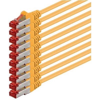 1aTTack - Cat6 S/FTP - Geel - 2m - Netwerkkabel 1aTTack - Cat6 S/FTP - Geel - 2m - Netwerkkabel
