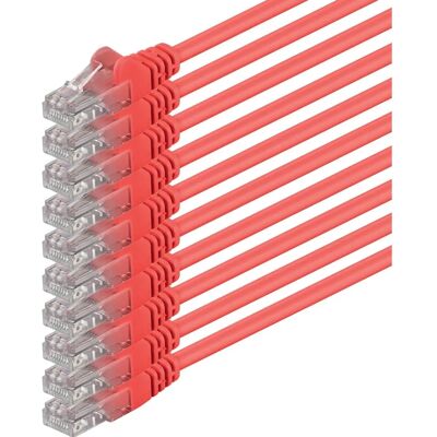 1aTTack - 3.0m RJ-45 Cat6 - Rot - Netzwerkkabel 1aTTack - 3.0m RJ-45 Cat6 - Rot - Netzwerkkabel
