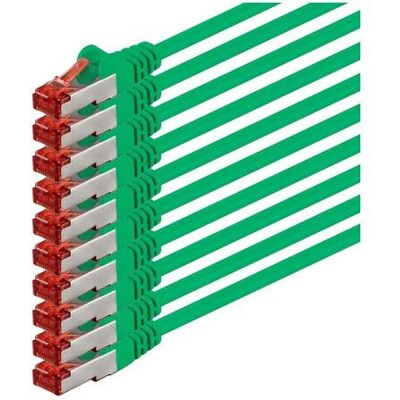1aTTack - Cat6 S/FTP Cable - Grün - 2m - Cable 1aTTack - Cat6 S/FTP Cable - Grün - 2m - Cable
