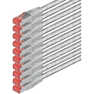 1aTTack Cat6 SSTP S-STP - 0.25m - Transparent - cavo di rete 1aTTack Cat6 SSTP S-STP - 0.25m - Transparent - cavo di rete
