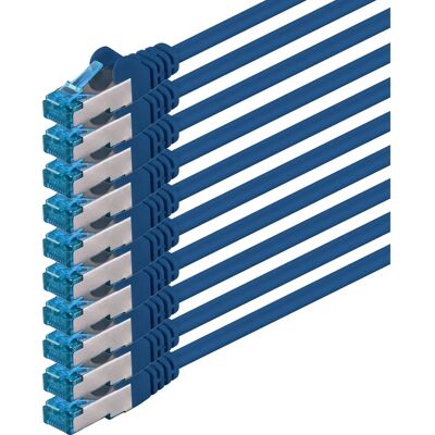 Câble Réseau 1ATTACK 4250344832348 - Bleu Cat6a SF/UTP Câble Réseau 1ATTACK 4250344832348 - Bleu Cat6a SF/UTP