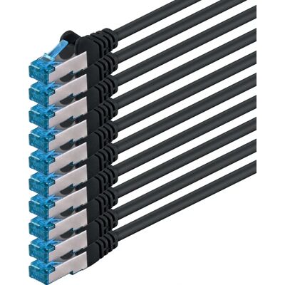 1ATTACK 4250344832508 - Câble Réseau 0,5m Cat6a SF/UTP 1ATTACK 4250344832508 - Câble Réseau 0,5m Cat6a SF/UTP