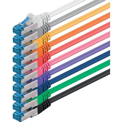 Câble Réseau 1ATTACK 0,5 m Multicolore Cat6a RJ45 - S-FTP Câble Réseau 1ATTACK 0,5 m Multicolore Cat6a RJ45 - S-FTP