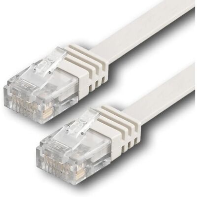 1aTTack CAT5e UTP - Wit - 5 m - Flat - Networking cable 1aTTack CAT5e UTP - Wit - 5 m - Flat - Networking cable