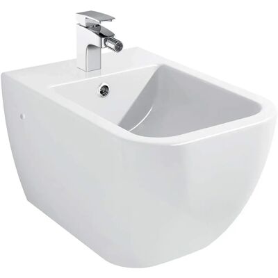 Bidet suspendu Bernstein BH101 - Céramique sanitaire blanche - Publicité Bidet suspendu Bernstein BH101 - Céramique sanitaire blanche - Publicité