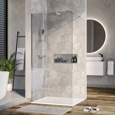 Bernstein EX101 Transparente Sicherheitsglas Duschwand - 100x200cm Bernstein EX101 Transparente Sicherheitsglas Duschwand - 100x200cm