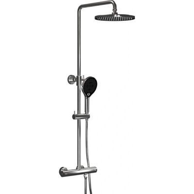 Bernstein Modello 4011 Basic Sistema Doccia Termostatica - Testa Regolabile Bernstein Modello 4011 Basic Sistema Doccia Termostatica - Testa Regolabile