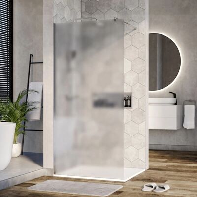 Bernstein Modell EX101 Satin Glas Walk-In Duschwand - 10mm - 900mm Bernstein Modell EX101 Satin Glas Walk-In Duschwand - 10mm - 900mm