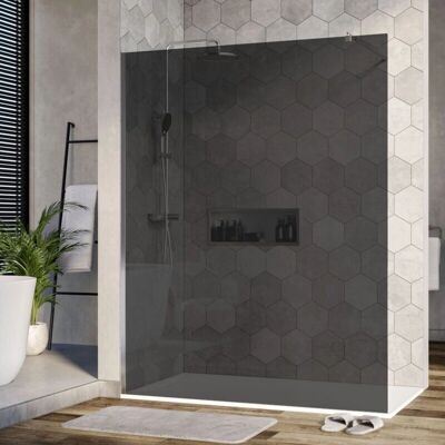 Mampara de ducha fija Bernstein Walk-In con vidrio de seguridad 10mm - 140cm Mampara de ducha fija Bernstein Walk-In con vidrio de seguridad 10mm - 140cm