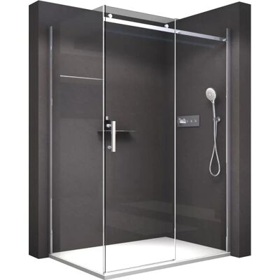 Cabine de douche Bernstein EX806 en verre Nano - 120x90x195cm - Publicité Cabine de douche Bernstein EX806 en verre Nano - 120x90x195cm - Publicité