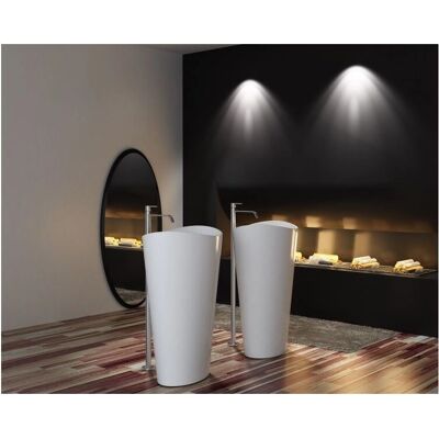 Bernstein Modello PB2175 Bianco Opaco Solid Stone Lavabo Bernstein Modello PB2175 Bianco Opaco Solid Stone Lavabo