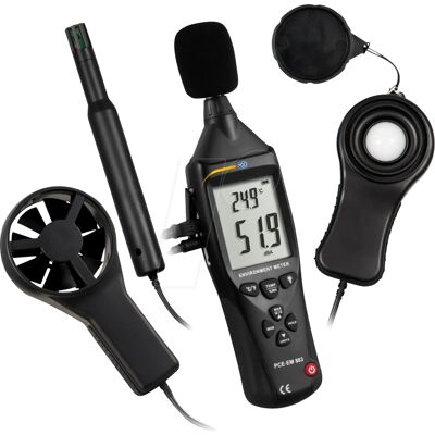 PCE INSTRUMENTS PCE-EM 883 - Misuratore ambientale - 5 in 1 PCE INSTRUMENTS PCE-EM 883 - Misuratore ambientale - 5 in 1