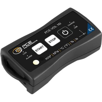 PCE Instruments PCE-VDL 16I Datainsamlare - Temperatur, Luftfuktighet, Tryck PCE Instruments PCE-VDL 16I Datainsamlare - Temperatur, Luftfuktighet, Tryck