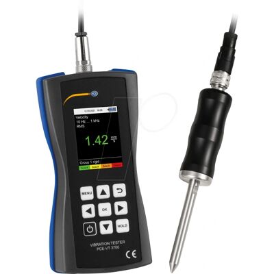 PCE VT 3700S Vibrationsmesser - Tragbares Vibrationsmessgerät für Maschinen PCE VT 3700S Vibrationsmesser - Tragbares Vibrationsmessgerät für Maschinen