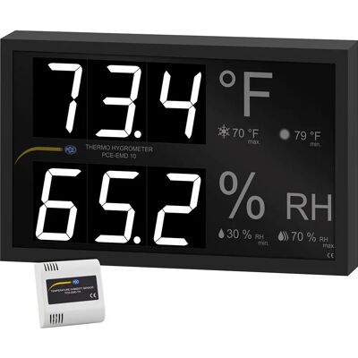 PCE Instruments PCE-EMD 10 Wand-Messgerät - Temperatur & Feuchte PCE Instruments PCE-EMD 10 Wand-Messgerät - Temperatur & Feuchte