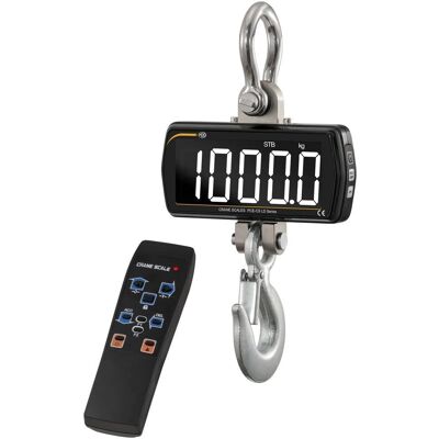 PCE Instruments Kranvægt - 1000kg, Sort, Fjernbetjening PCE Instruments Kranvægt - 1000kg, Sort, Fjernbetjening