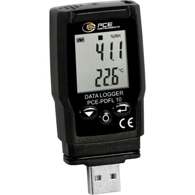 PCE Instruments PCE-PDFL 10 Datenlogger - Temperatur, Luftfeuchtigkeit & Druck PCE Instruments PCE-PDFL 10 Datenlogger - Temperatur, Luftfeuchtigkeit & Druck