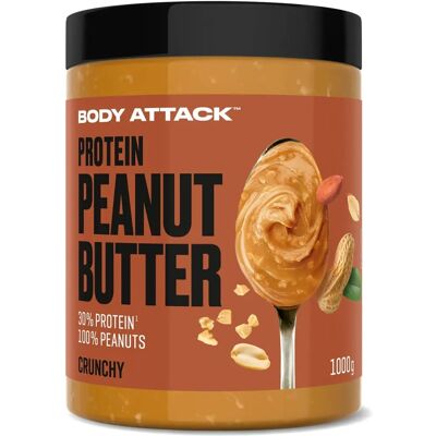 Manteiga de Amendoim Body Attack - 1000g - Crocante Manteiga de Amendoim Body Attack - 1000g - Crocante