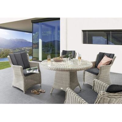 Destiny Luna Gartenmöbel-Set - Außen Rattan Tisch & Stühle Destiny Luna Gartenmöbel-Set - Außen Rattan Tisch & Stühle