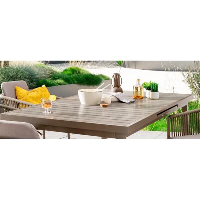 Garten-Esstischset DESTINY LUCCA IMOLA - Wetterfest, Aluminium & Polywood Garten-Esstischset DESTINY LUCCA IMOLA - Wetterfest, Aluminium & Polywood