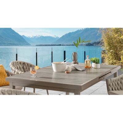 DESTINY Molino Imola Gartentisch-Set - Taupe - Outdoor Möbel DESTINY Molino Imola Gartentisch-Set - Taupe - Outdoor Möbel