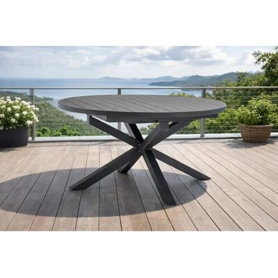 Destiny Arona Gartentisch - Oval Aluminium 120x120cm - Gartentisch Destiny Arona Gartentisch - Oval Aluminium 120x120cm - Gartentisch