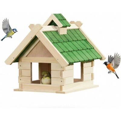 Mucola - Nido Jaula Madera Villa - Casa para aves Mucola - Nido Jaula Madera Villa - Casa para aves