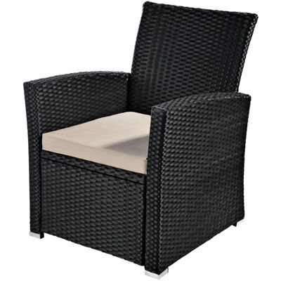 MUCOLA - Sillón de jardín - Negro - garden chair MUCOLA - Sillón de jardín - Negro - garden chair