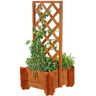 Arco de jardín MUCOLA con soporte de flores de madera - Soporte para plantas trepadoras Arco de jardín MUCOLA con soporte de flores de madera - Soporte para plantas trepadoras