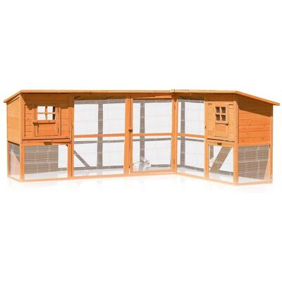 MELKO - Conigliera XXL - 251 x 190 x 104 cm - clapier poules? (Nota: fr: clapier pour lapins) - Publicité MELKO - Conigliera XXL - 251 x 190 x 104 cm - clapier poules? (Nota: fr: clapier pour lapins) - Publicité