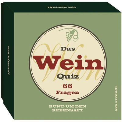 Vivendi Ars - Gioco di Quiz sul Vino - 66 Domande per Appassionati di Vino Vivendi Ars - Gioco di Quiz sul Vino - 66 Domande per Appassionati di Vino