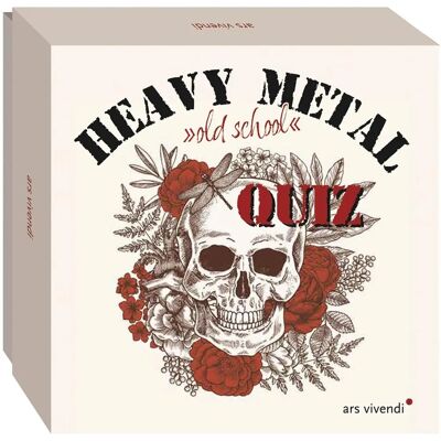 Ars vivendi Heavy Metal-Quiz - 66 Questions, Jeu de cartes Ars vivendi Heavy Metal-Quiz - 66 Questions, Jeu de cartes