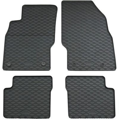 AD Tuning GmbH & Co. KG Autoteppiche - Set aus 4, Schwarz - Wasserdicht, Langlebig, Rutschfest AD Tuning GmbH & Co. KG Autoteppiche - Set aus 4, Schwarz - Wasserdicht, Langlebig, Rutschfest