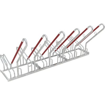 Kaiserkraft Fahrradständer - 6 Fahrräder, 2100mm, Verzinkt Kaiserkraft Fahrradständer - 6 Fahrräder, 2100mm, Verzinkt