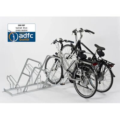 Kaiserkraft Estacionamiento para Bicicletas - Modelo 2600 XBF - Unilateral, 4 plazas Kaiserkraft Estacionamiento para Bicicletas - Modelo 2600 XBF - Unilateral, 4 plazas