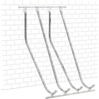 KaiserKraft Soporte de bicicletas inclinado en pared - 4 bicicletas KaiserKraft Soporte de bicicletas inclinado en pared - 4 bicicletas