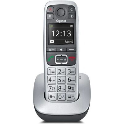 Gigaset E 560 Musta Hopea Puhelin - DECT langaton Gigaset E 560 Musta Hopea Puhelin - DECT langaton