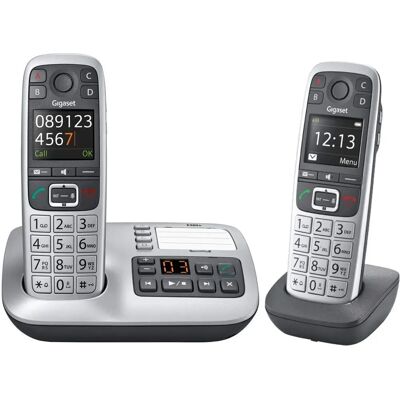 Gigaset E560A - Silber - Große Tasten - Helles Display - DECT-Telefon Gigaset E560A - Silber - Große Tasten - Helles Display - DECT-Telefon